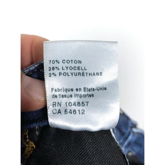 Adriano Goldschmied The Stilt Cigarette Leg Stretch Made USA Womens 28R 28 R - Picture 8 of 9